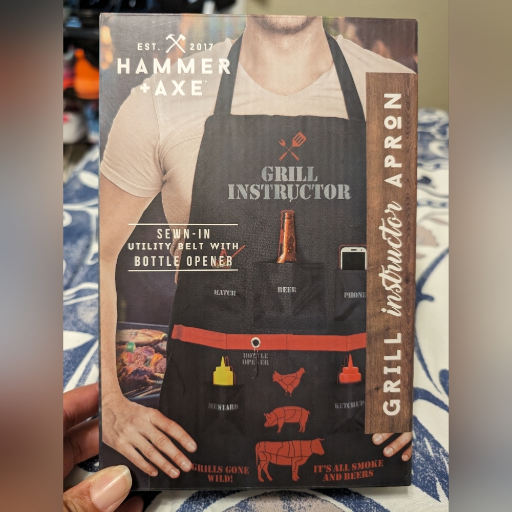 Grill instructor apron!